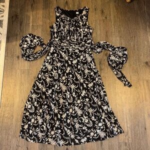 Studio 1940 size 10 sleeveless maxi dress with tie back